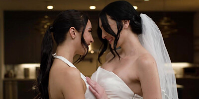 That wedding dress needs to come off so I can eat your pussy