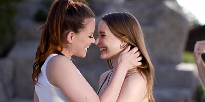 Outdoor love scene showing a bunch of kinky cookout cunts