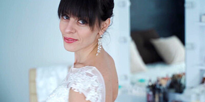 Slutty Stepmom.Wedding day ending hard Anal FUCK with Stepson