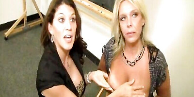 Leena Sky and Carey Riley's blonde scene by Club Tug