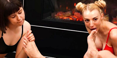 Patootie's toe sucking action by Love Home Porn