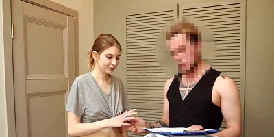 Loan fuck with a genuinely super hot blondie bitch