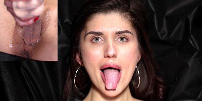 Tight pussy gets lots of orgasms playing 1 on 1 with the camera