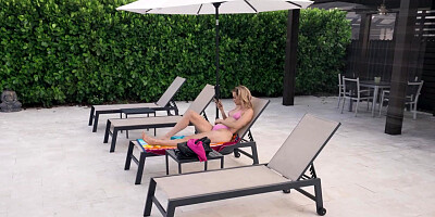 Gorgeous blonde Lindsey Lakes a hard cock in POV video