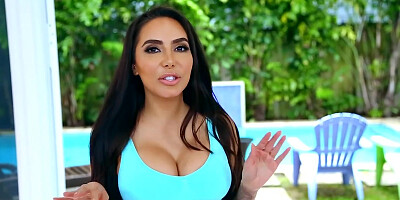 Fake Kim Kardashian with her huge ass in a yoga pants fuck