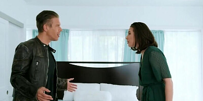 Happy cougar gets her tight ass plowed with big dagger