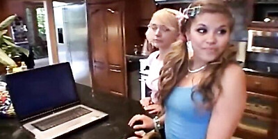 Inviting Little Summer at oral sex