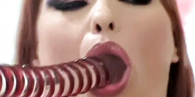 Facial movie with angelic hussy from Premium GFs
