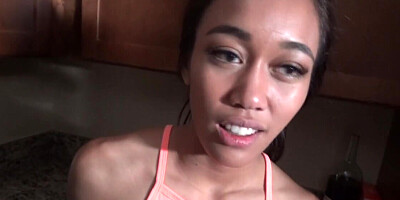 Cheating hottie is going to fuck her stepbrother today