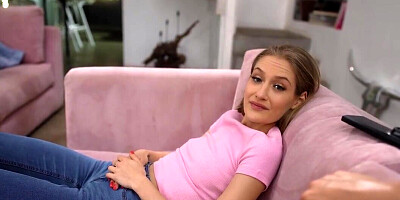 Tiffany Tatum gives a footjob in POV and gets banged