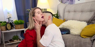 Teen tempts guy and gets the butt fucked