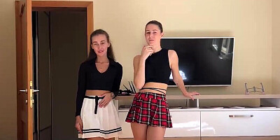 Naomii Sky gives a POV blowjob in the shower