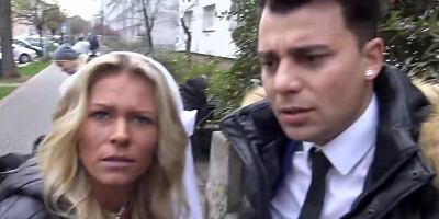 The groom is watching the bride getting fucked in POV