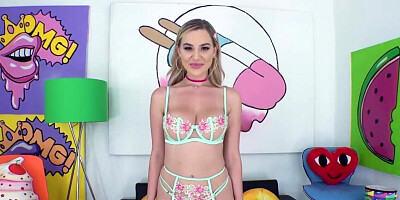 Blake Blossom gets her hairy wet muff banged up