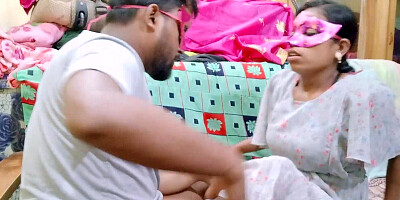 Amateur married couple from India are making their sex tape