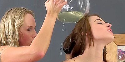 Toe Sucking And Piss Play For Hot Lesbians With Victoria Daniels And Jenny Simons