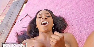 Horny Nicole Kitt Bounces Her Big Round Booty On Charles Massive Cock Under The Sun