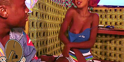 Sexy Naija Girl Fuck Her Big Dick Friend Over A Game 14 Min