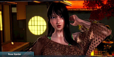 Sensual, Lustful Sex with Dark Haired Busty Chocolate Skinned Rose Nandai in Honey Select 1
