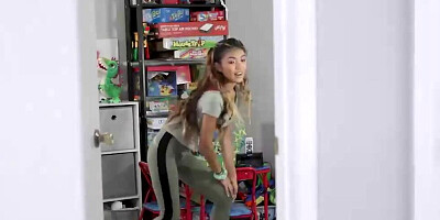Family Strokes - Cute And Tiny Asian Girl Pounds Her Horny Stepbro To Become Viral In Tiktok