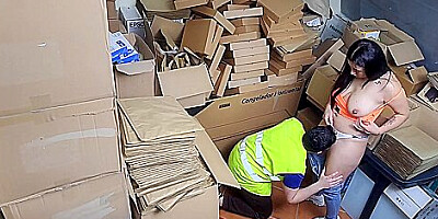 Sexy Latina Goddess Boss Catches Employee On The Phone