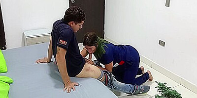 My Friends Made A Prank On Me And I Had To Go To My Gynecologist And Her Solution Was To Put My Cock In Her Hot Vagina