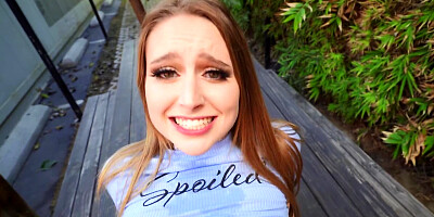 Bootylicious girl Laney Grey is being fucked on the balcony