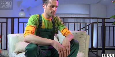 Sex is how naughty BBW woman pays for plumber's work