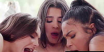 Holds Threeway Orgasm Competition With Kylie Rocket And Aften Opal