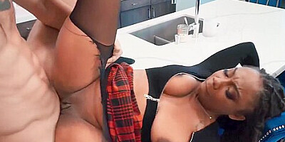 Ebony Hot Babe Quincy Impassioned Sex