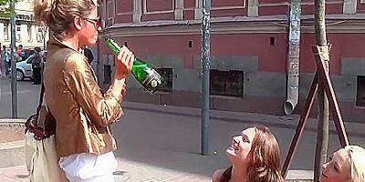 Christina Schmidt, Alice Miller And Victoria Tiffani - Sexy College Girls Throw A Lesbian Party