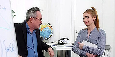 Melisa Benz - Ginger Cutie Teases An Experienced Stud With Her Fresh Body