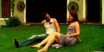 Fucking on the grass