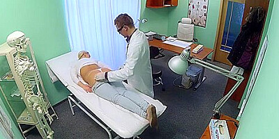 Blond With Big Breasts Wants To Be A Nurse