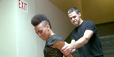 Ebony Dragged In Basement For Tormnet