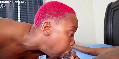 Short Red Hair Ebony