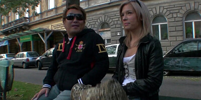 Asian dick for a blonde chick