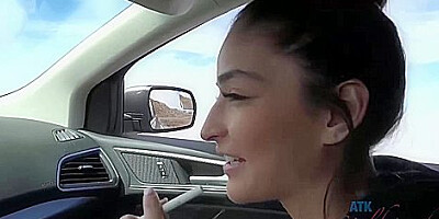 Emily Hits The Nude Beach, And You Make Her Cum In The Car. - Emily Willis