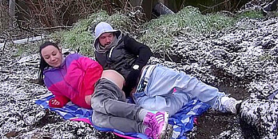 Andie Darling teen 18+ Outdoor Sex Scene