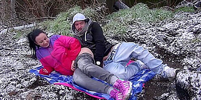 Andie Darling teen 18+ Outdoor Sex Scene