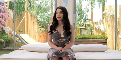 Busty Married Woman that Is Super Hot Cheats on Her Husband During an Auditio...