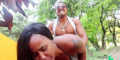 Chubby Ebony Girl Hardcore Action