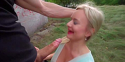 Lily Joy - Blonde Fucked Behind Train Station