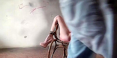 Denisa Heaven Is Bound To A Chair And Fucked With A Fucking Machine