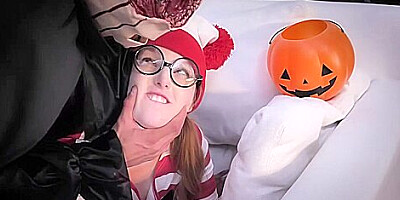Cleo Clementine In Trick Or Treat Pussy Teasing