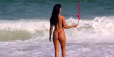 Shayenne Liberou O Cuzinho Na Praia With Shayenne Samara