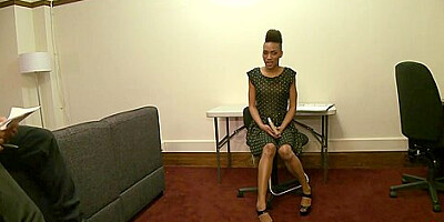 Ebony Slave Trainee Spanked And Rubbed