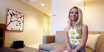 Blonde fucked by stepbrother in the point of view video