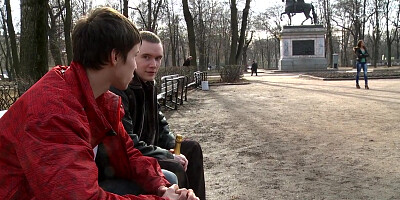 Pickup girl stayed without her jeans scene 2