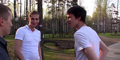 Met a girl in the park and had a gangbang
